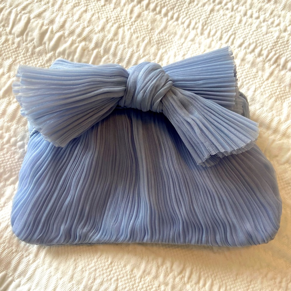 Loeffler Randall mini bow clutch